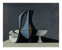 Still Life (with Lid, Pitcher, and Vase), c. 1953
