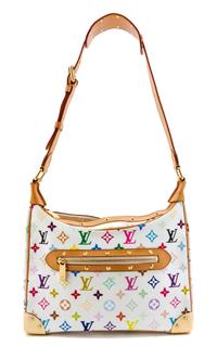 A Louis Vuitton Multicolor Boulogne Bag, 12" x 8" x 4".