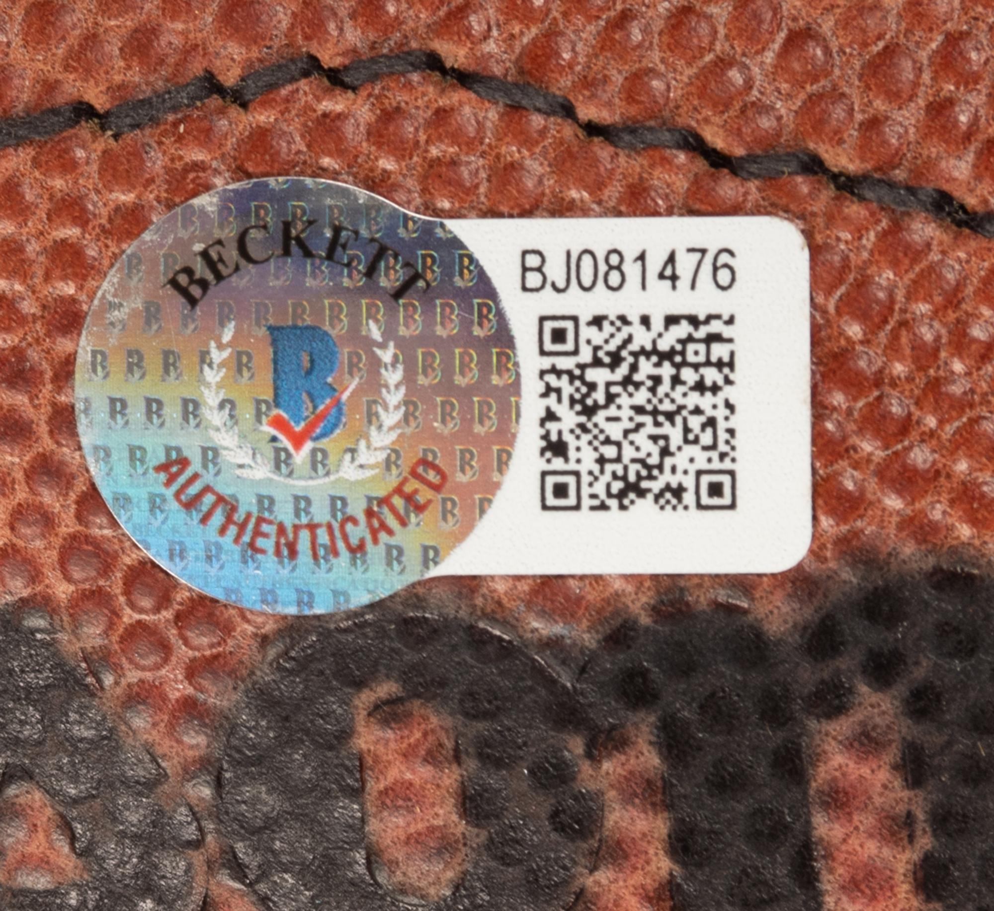A Group of Chicago Bears Hall of Fame Signed Autograph Items (Beckett Authentication Services Certified)