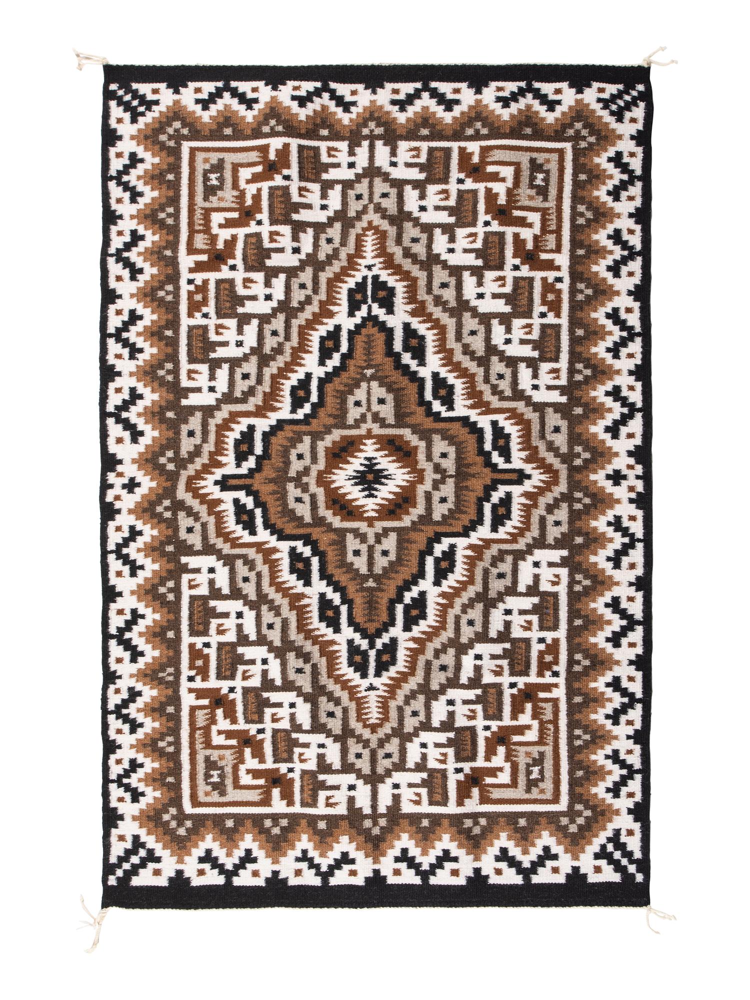 Navajo Two Grey Hills Weaving / Rug