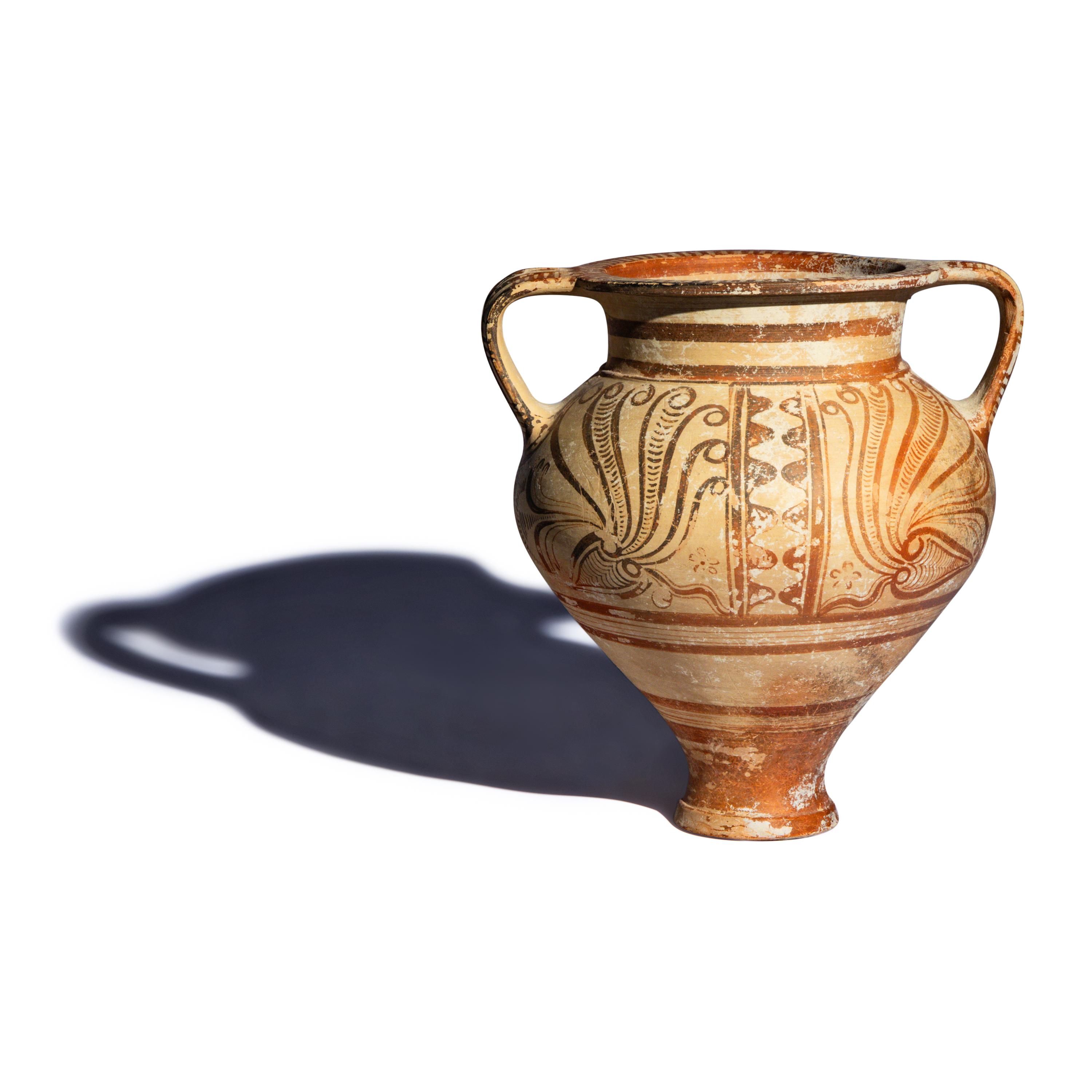 A Minoan Terracotta Amphoroid Krater