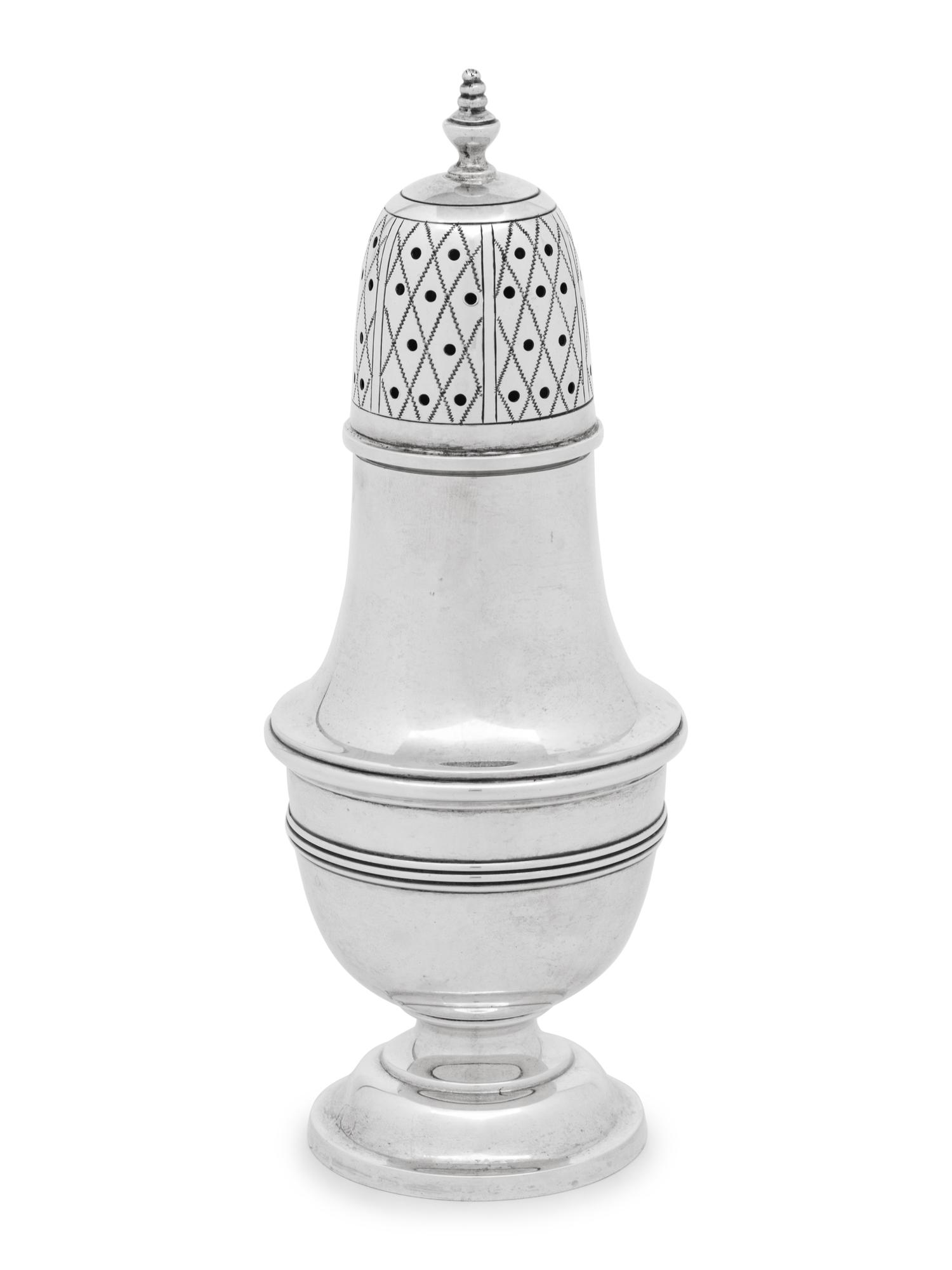An American Silver Muffineer