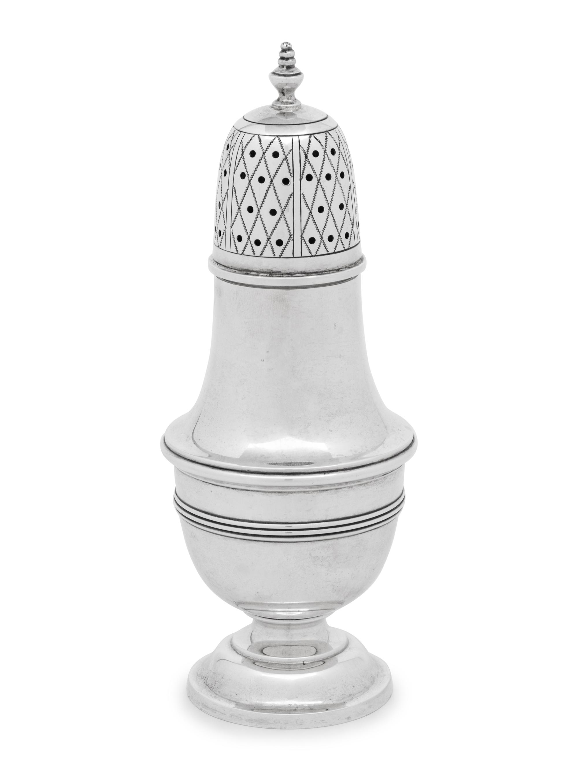 An American Silver Muffineer
