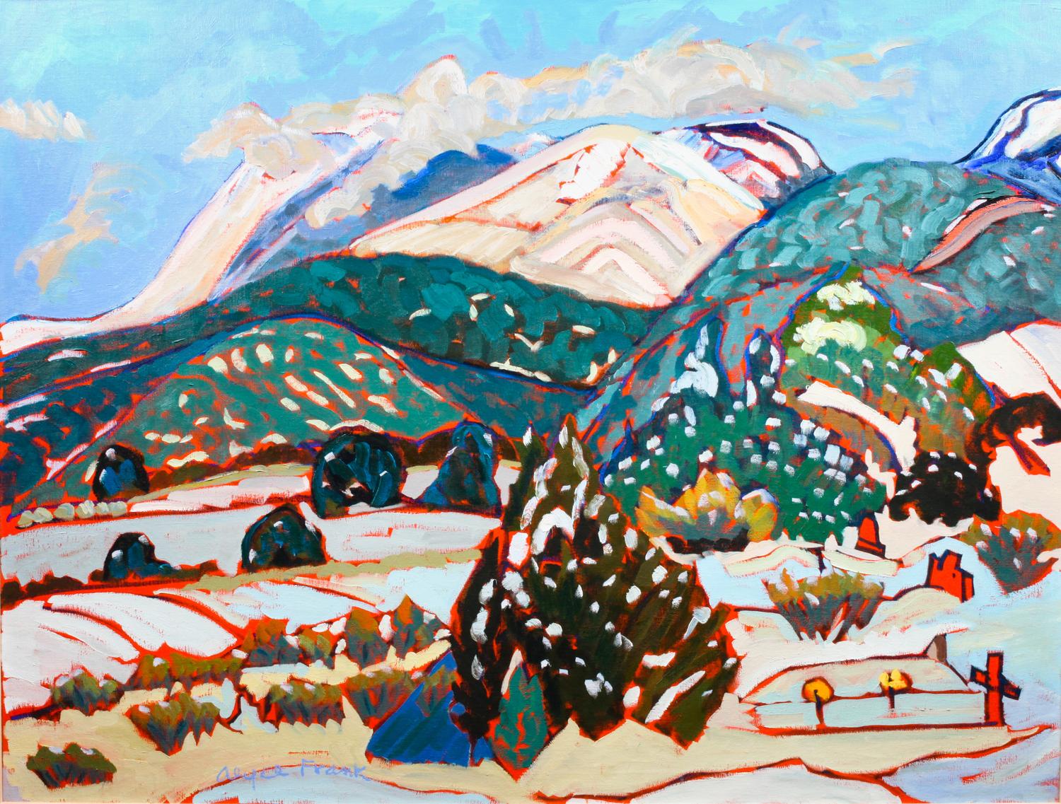 Alyce Frank 36 x 48 inches — (American, b. 1932)