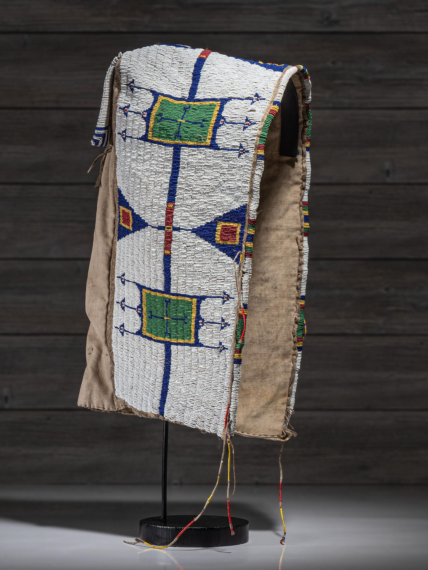 Sioux Beaded Hide Cradle