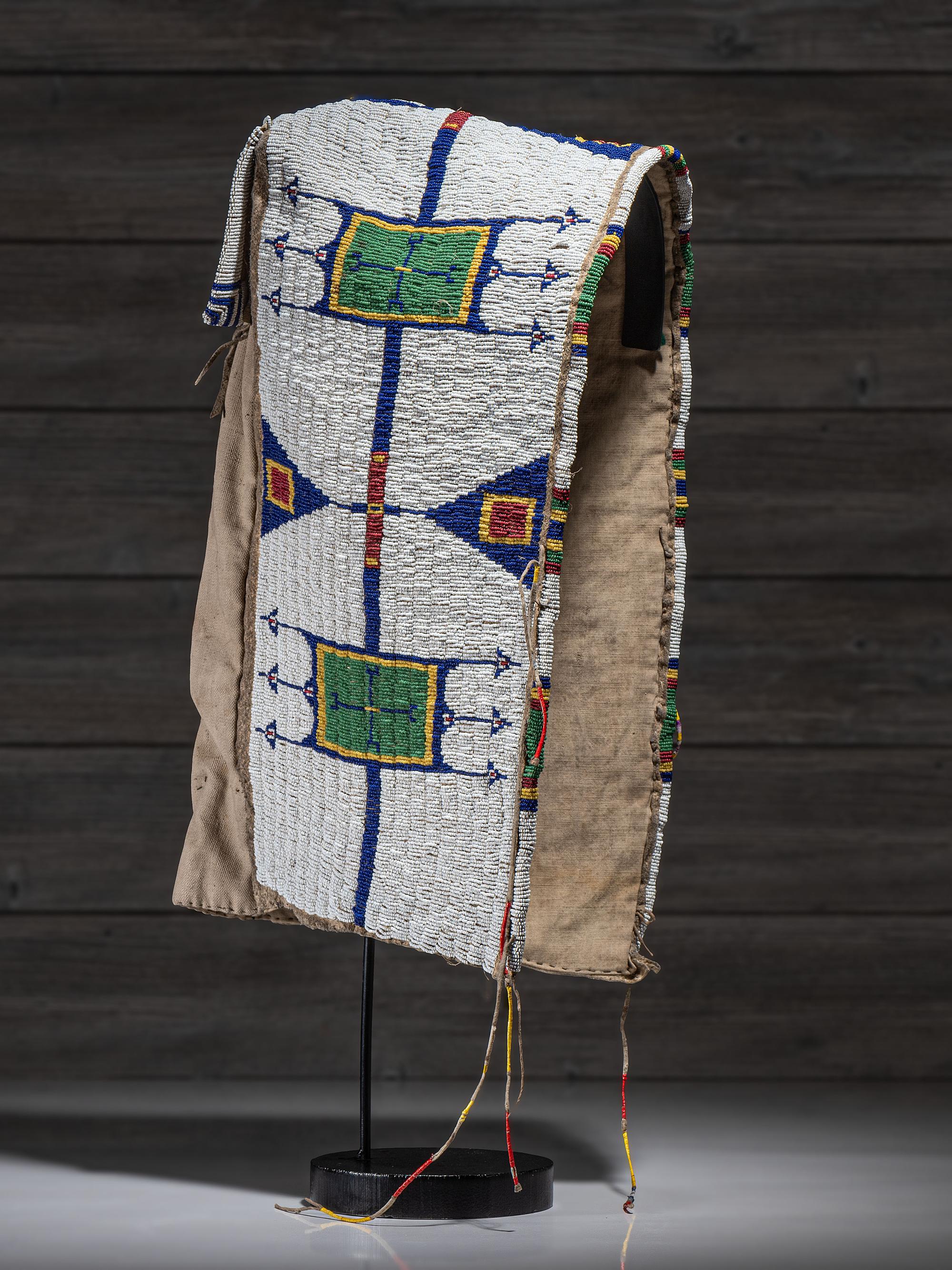Sioux Beaded Hide Cradle
