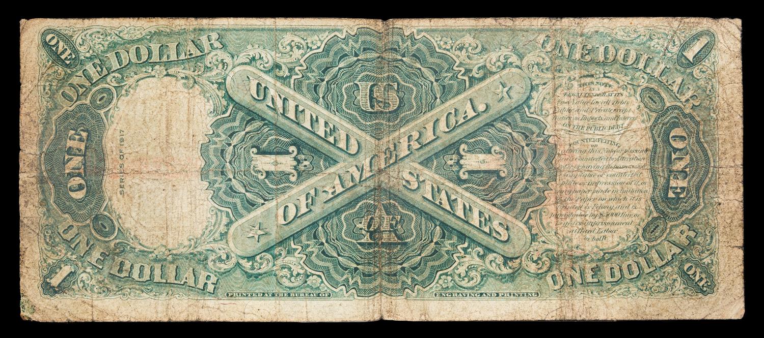 A United States 1917 $1 Legal Tender Note