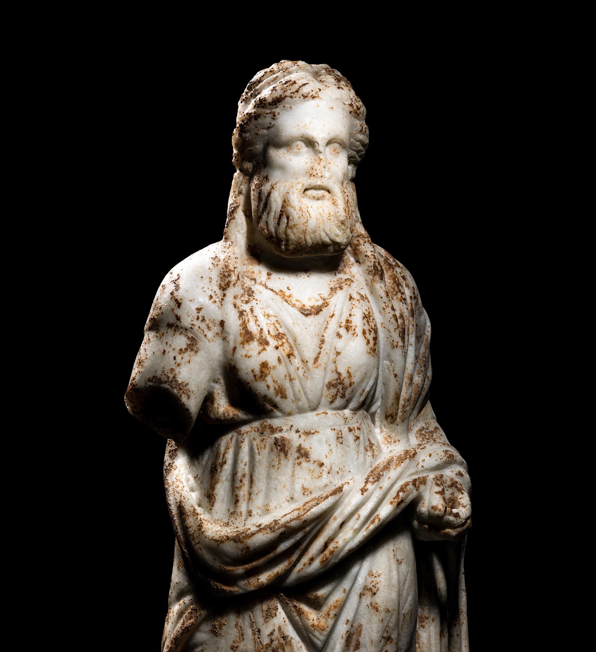 A Hellenistic Marble Statue of Dionysus