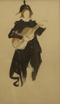A Portfolio of Prints after Jacques Villon Framed size 18 x 18 inches.