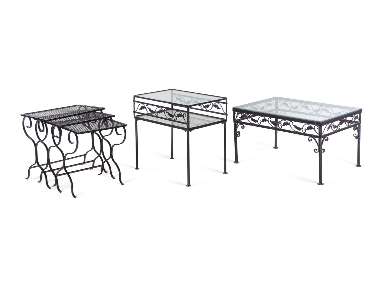 A Collection of Metal Garden Furniture