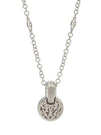 CHARIOL, WHITE GOLD AND DIAMOND PENDANT/NECKLACE