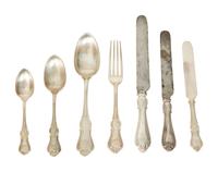 A Tiffany Silver Flatware Service — CIRCA 1860