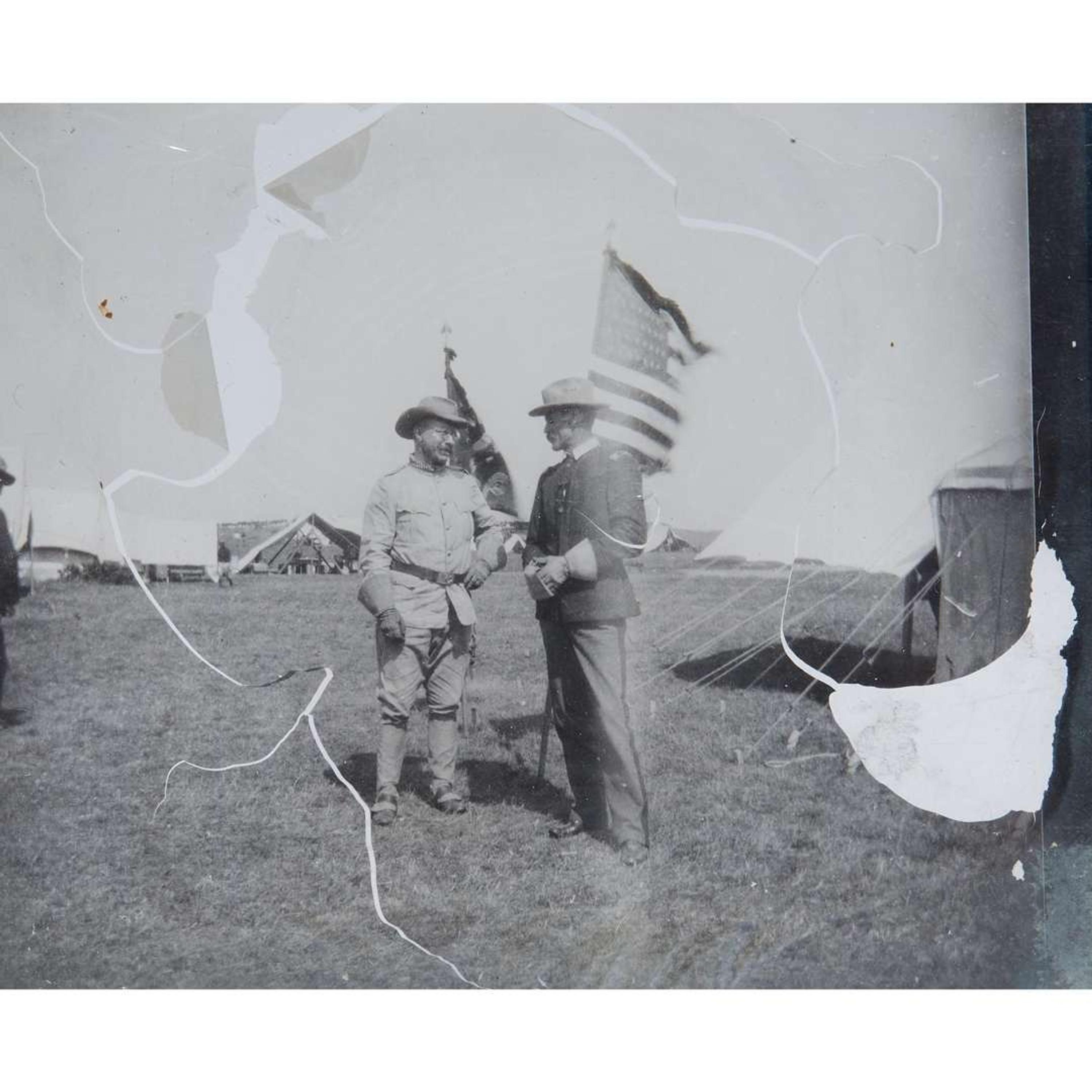 [Americana] [Rough Riders] Collection of 54 Photographic Glass Lantern Slides