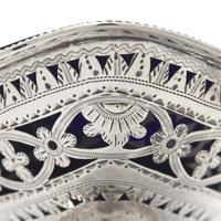 A George III Engraved and Pierced Silver Sugar Basket
