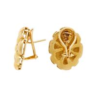 YELLOW GOLD CLIP EARRINGS