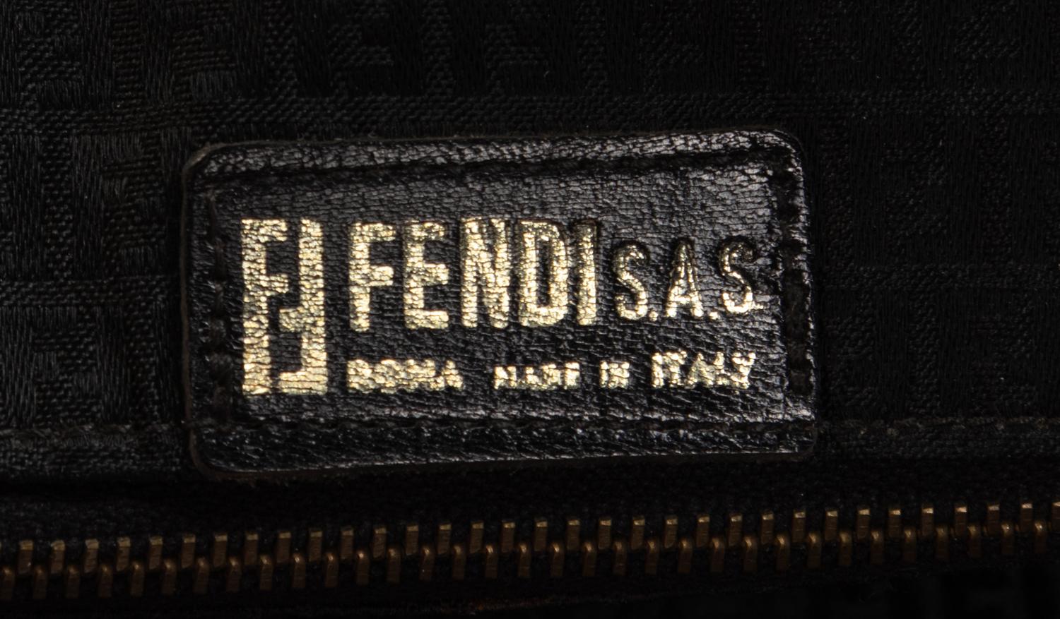 Fendi Woven Leather Bag, 1960s-1970s