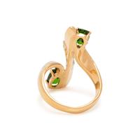 DIOPSIDE AND DIAMOND RING