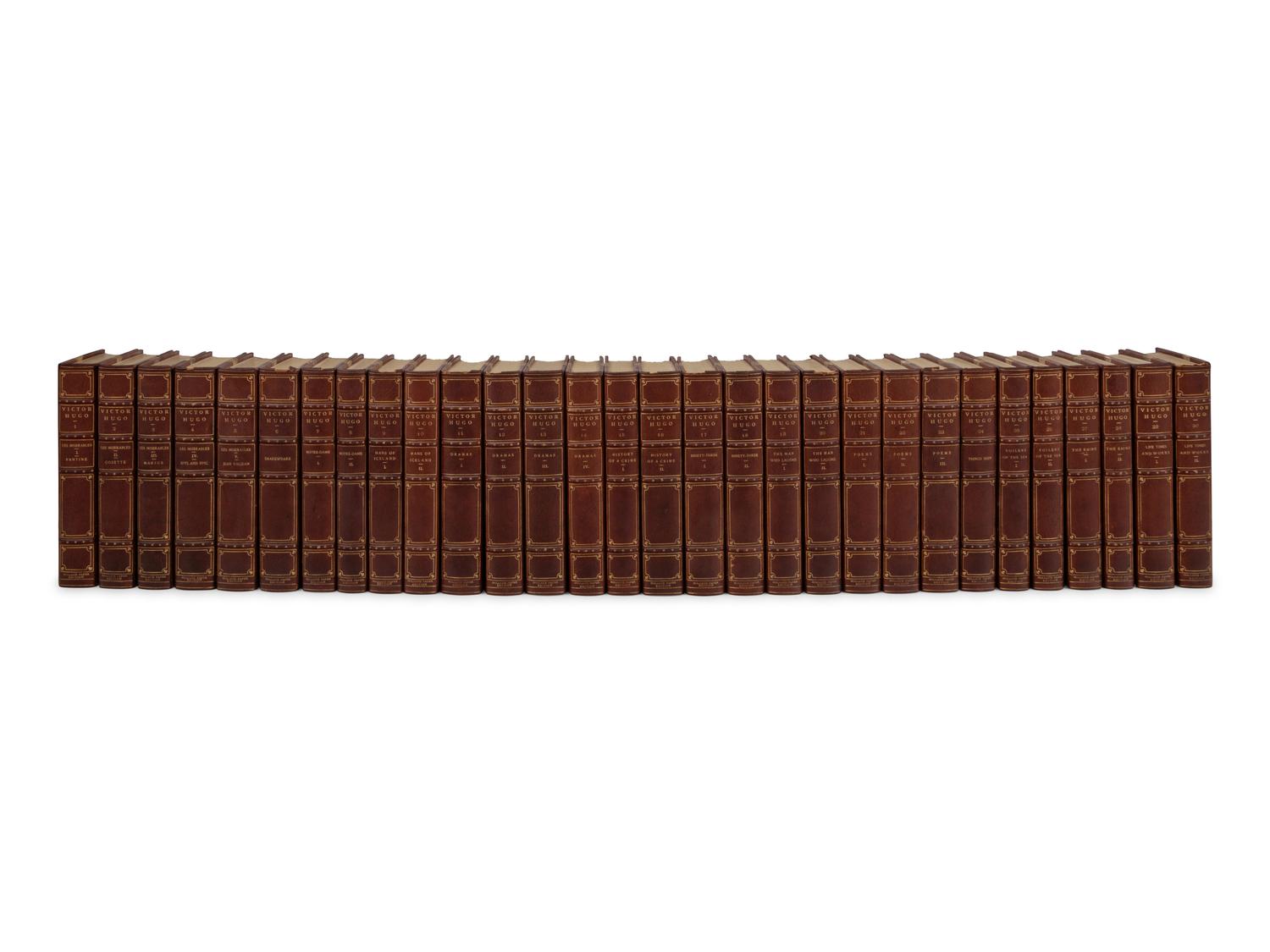 HUGO, Victor (1802-1885). Works . Boston: Estes & Lauriat, 1892.