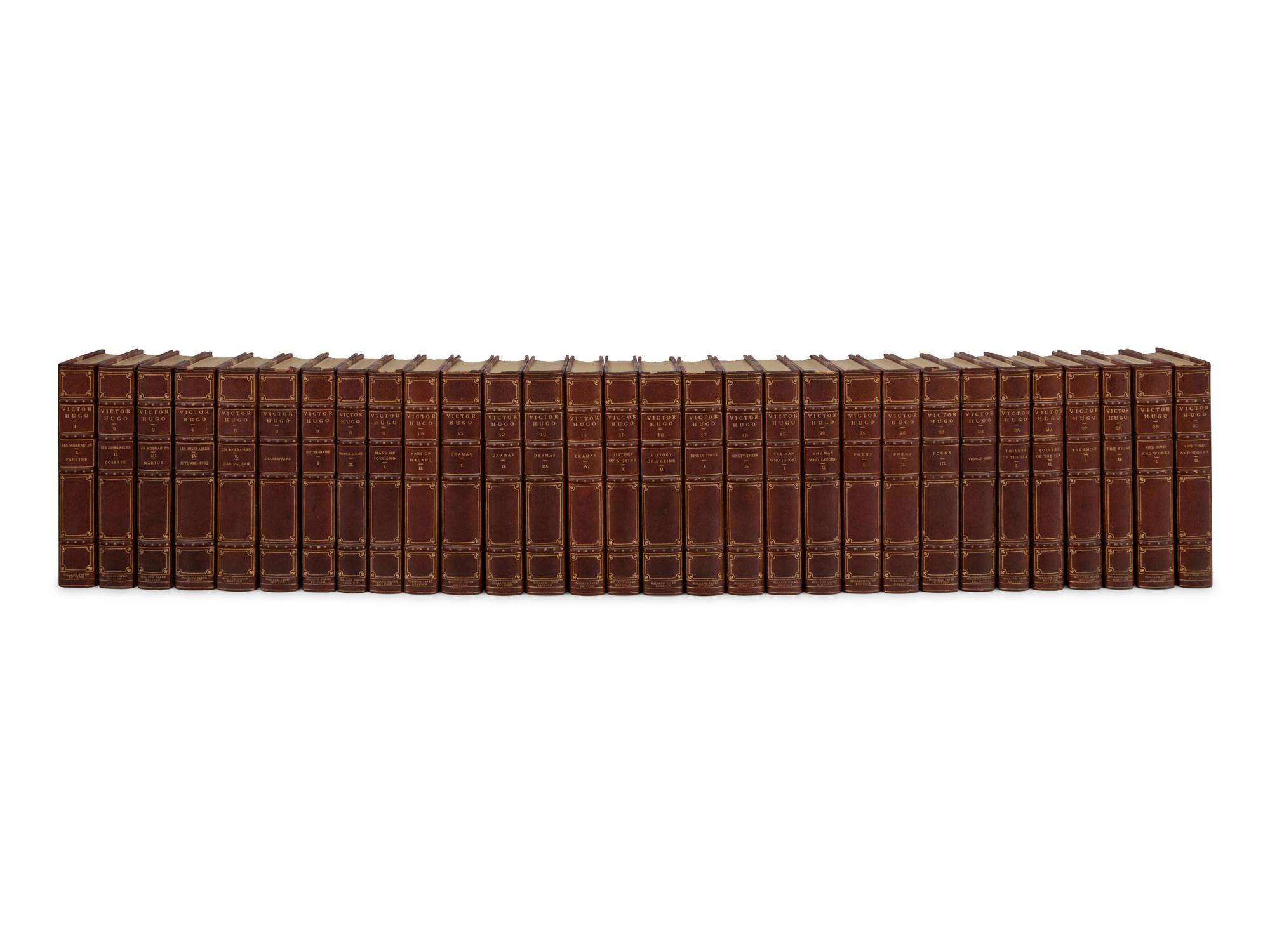 HUGO, Victor (1802-1885). Works . Boston: Estes & Lauriat, 1892.