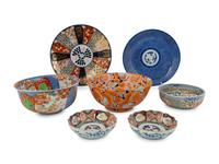 A Collection of Seven Japanese Porcelain Wares — 19TH/20TH CENTURY