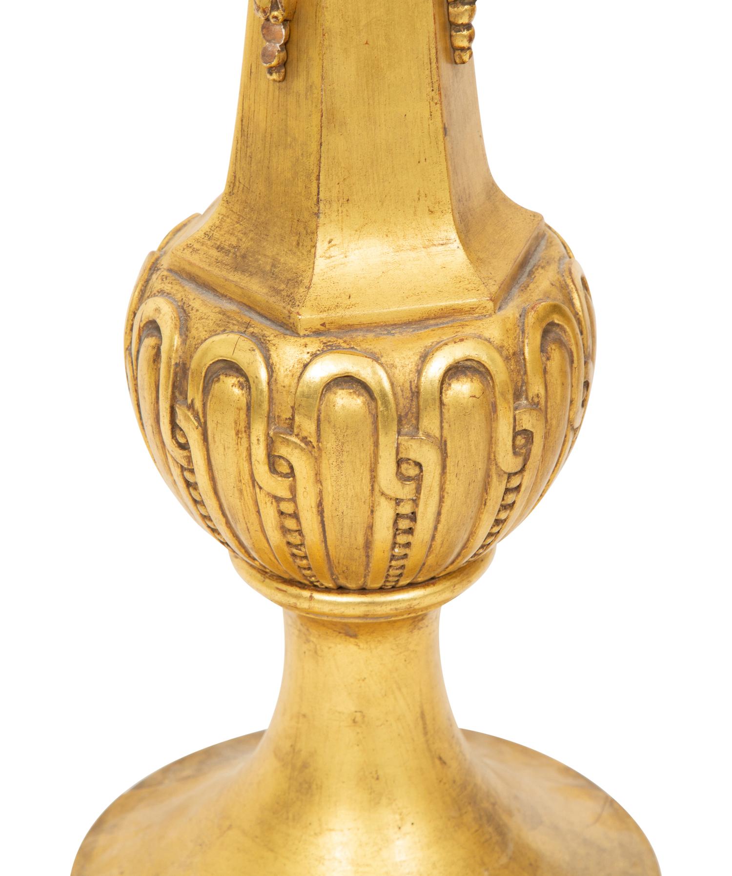 Two Regency Carved Giltwood Articles