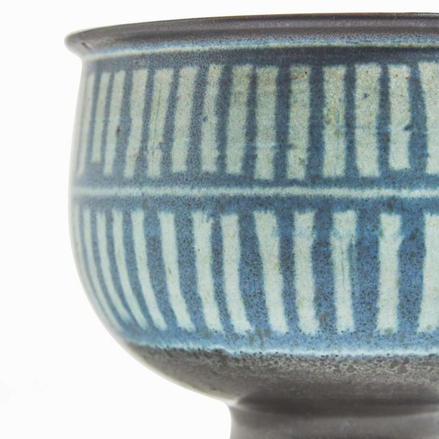 Harrison McIntosh (American, 1914-2016) Blue Footed Vessel, USA, circa 1960s