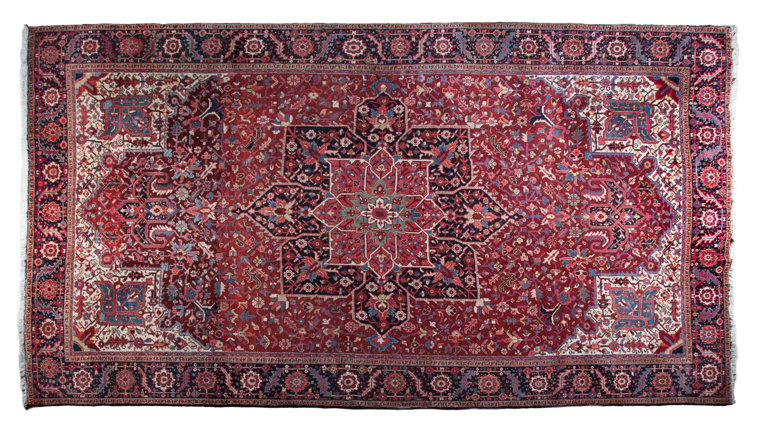 A Heriz Wool Rug 17 feet 4 inches x 11 feet 5 inches. — FIRST HALF 20TH CENTURY