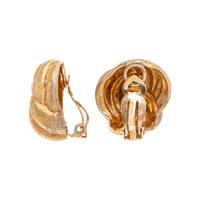 YELLOW GOLD KNOT EARRINGS