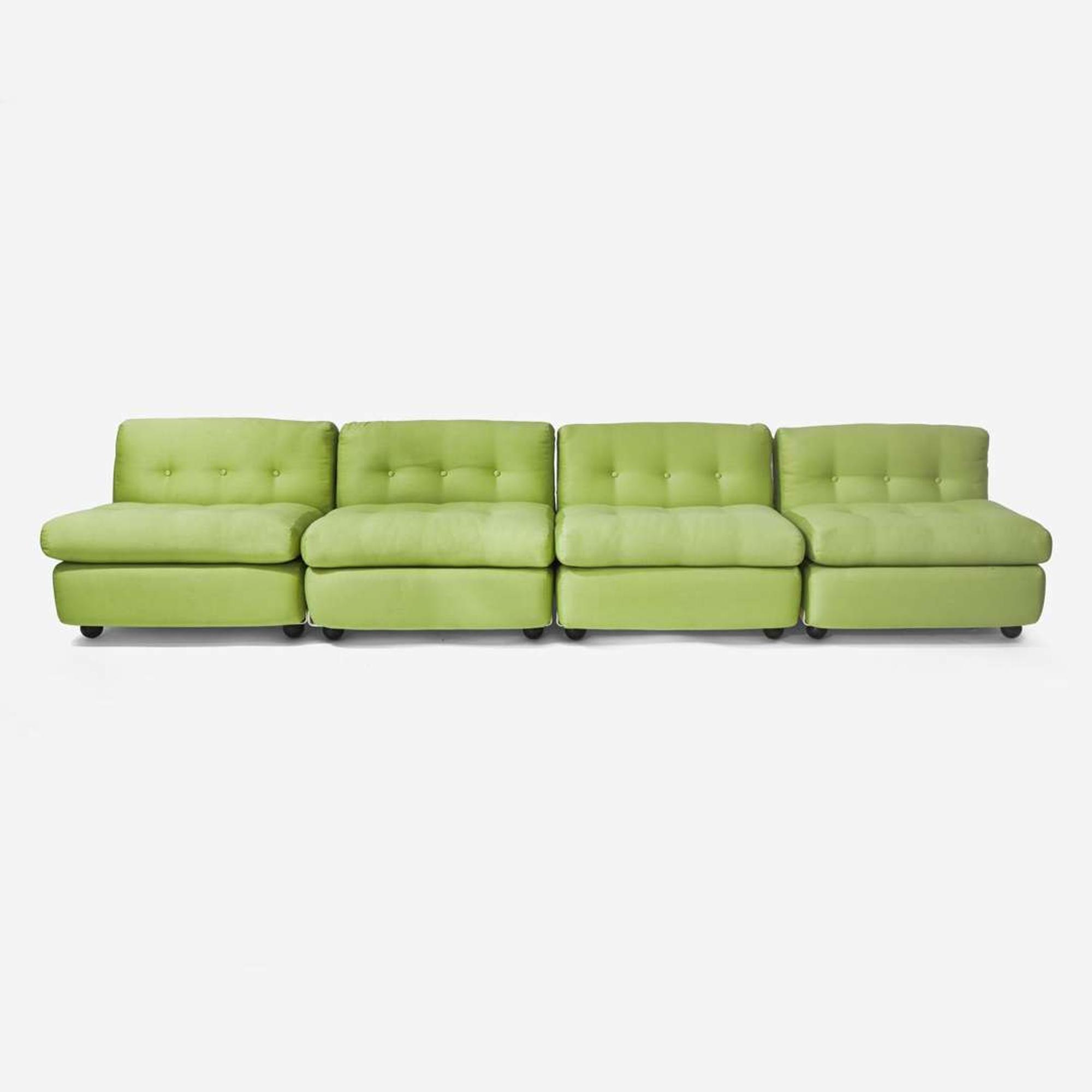 Mario Bellini (Italian, b. 1935) Set of Four "Amanta" Lounge Chairs, C&B Italia, Italy, 1972