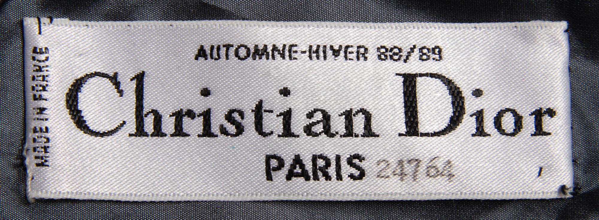 Christian Dior Haute Couture Silver Taffeta Coat, Autumn/Winter 1988-89