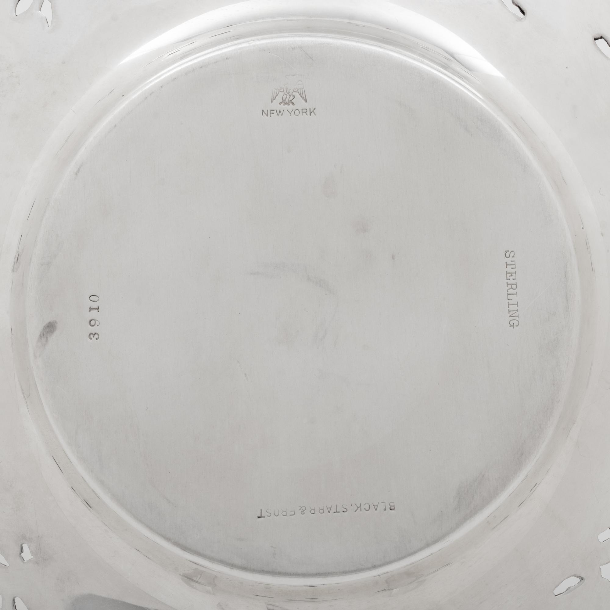 A Set of Eleven American Silver Bread Plates