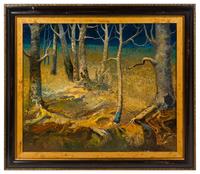 Palmer Holmes, (American, 1896-1955), Forest Scene