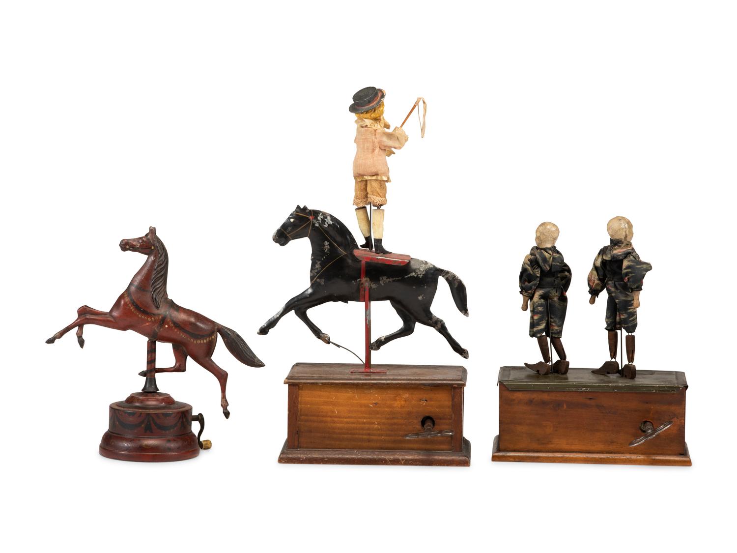 Three Circus Form Windup Toys