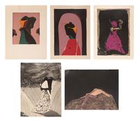 Five Works: First Dream , Artist's Proof; Second Dream , Artist's Proof; Third Dream , edition 50/70; Fourth Dream , edition 77/100; Monster Love , edition 146/150