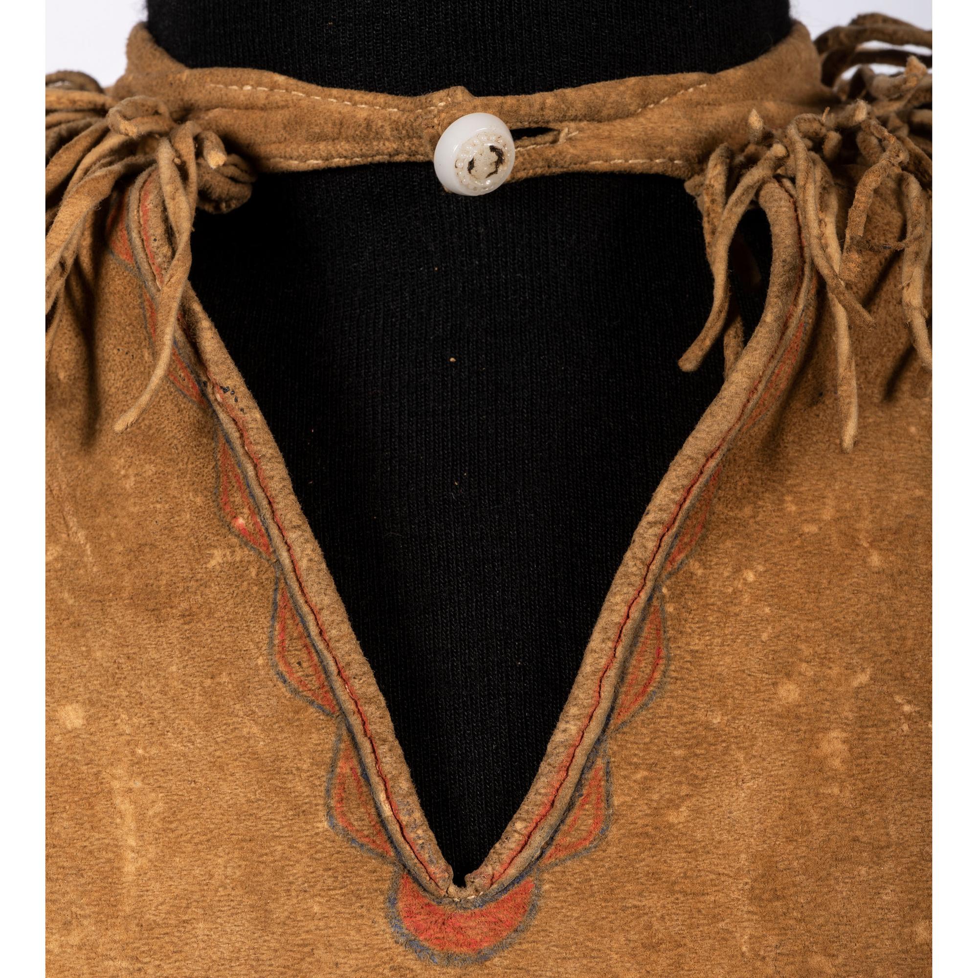 Apache Painted Hide Shirt