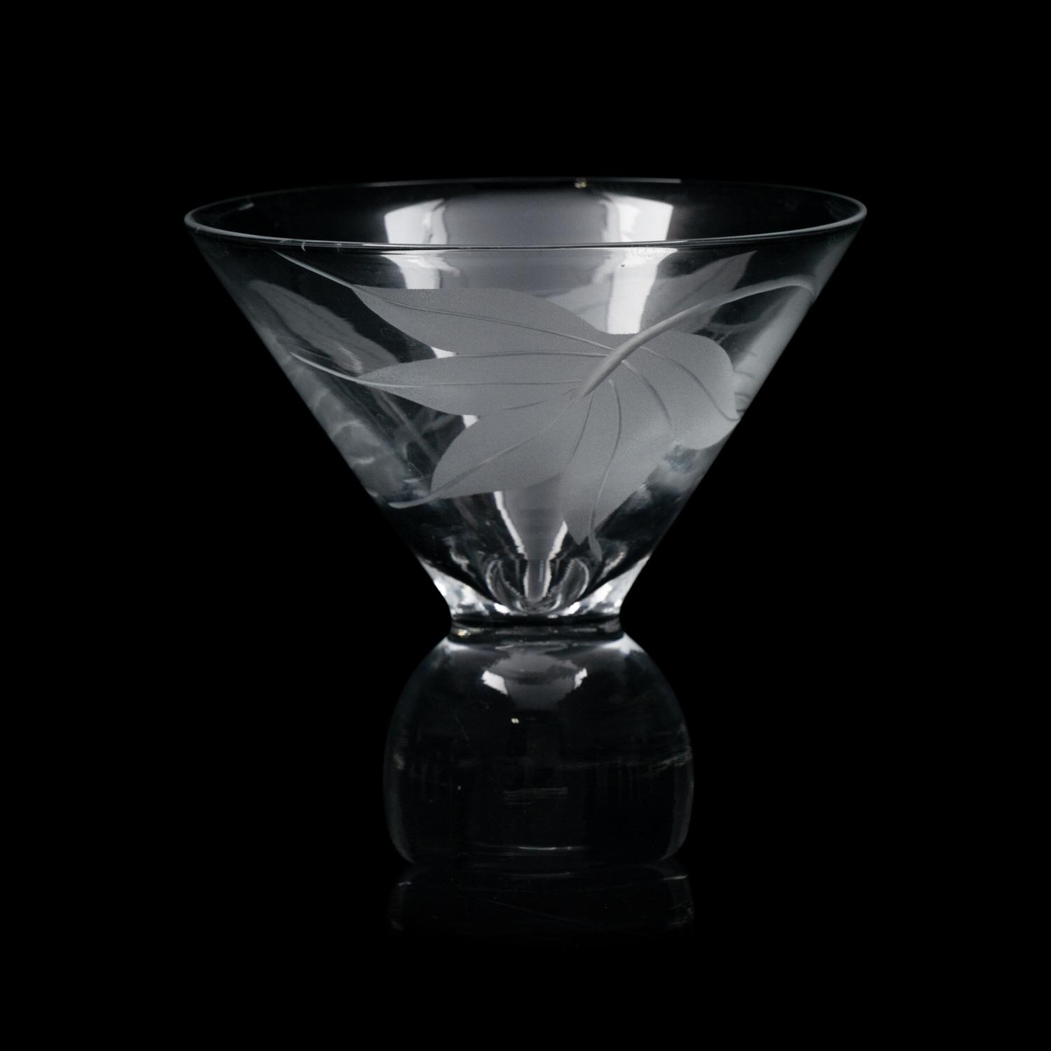 An Assembled Glass Stemware Collection