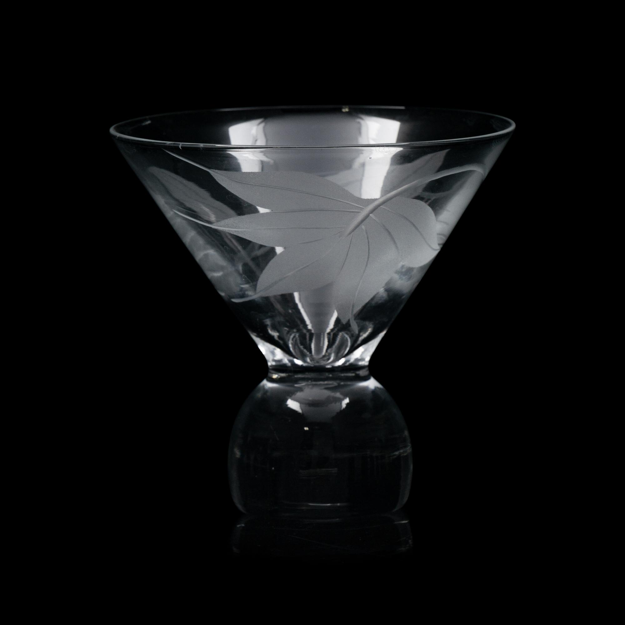 An Assembled Glass Stemware Collection
