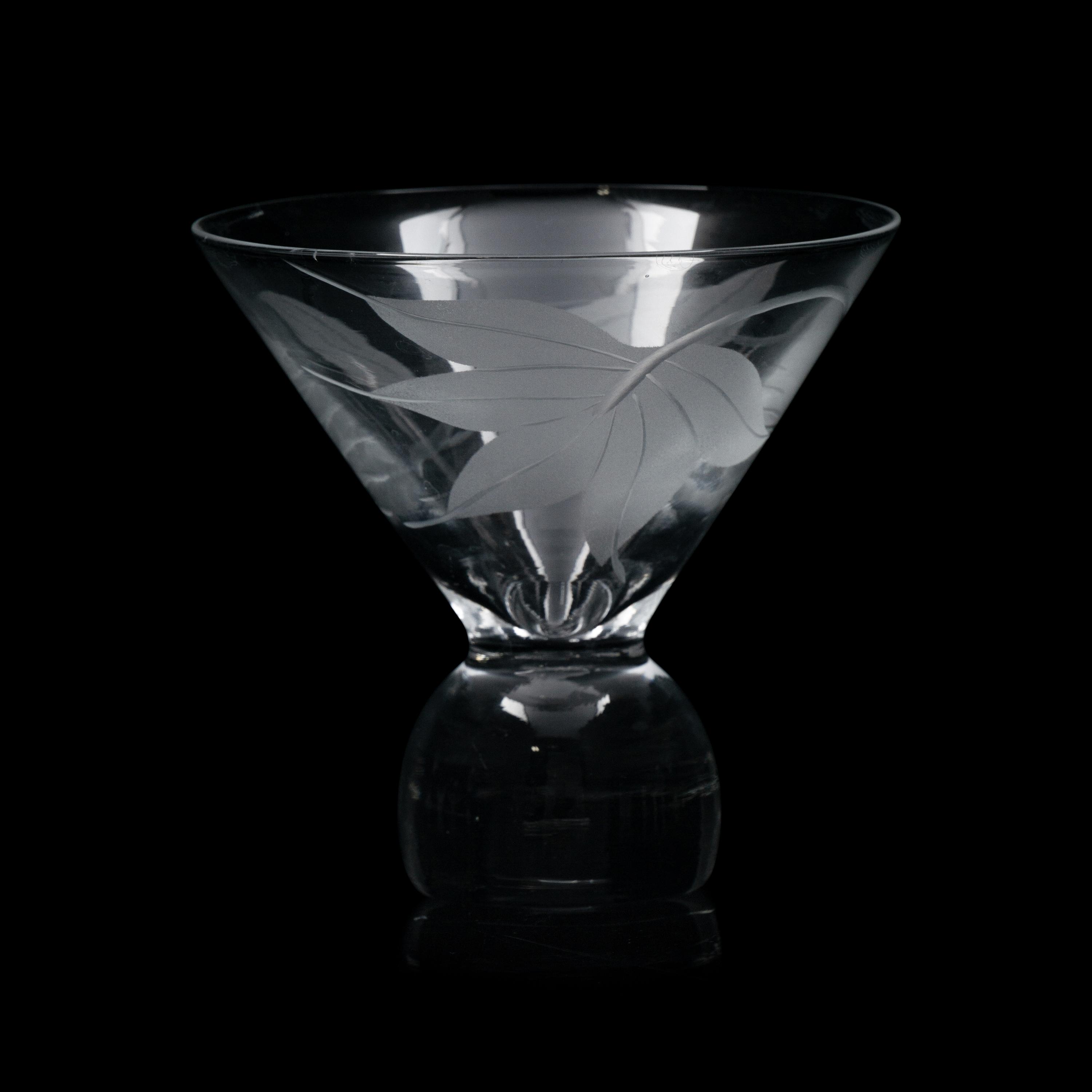 An Assembled Glass Stemware Collection