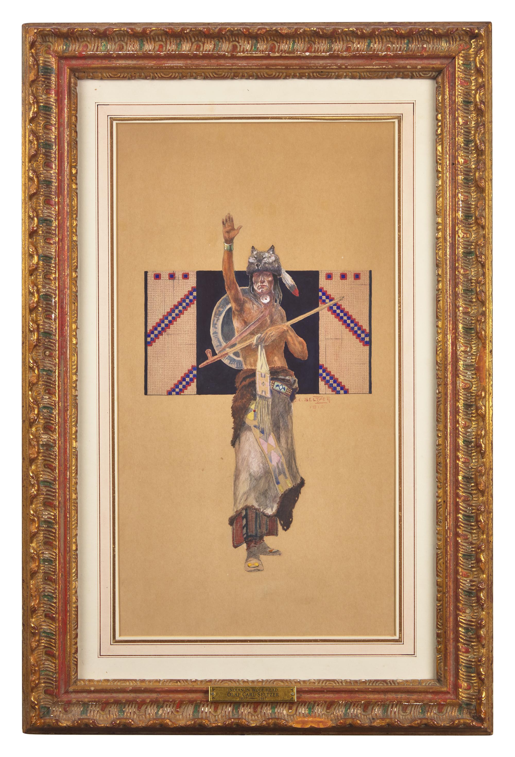 Indian in Wolf Head , 1910