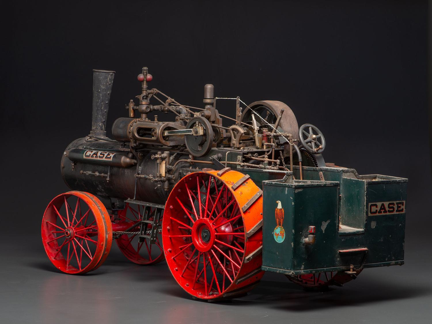 A Case Scale Model Steam Tractor