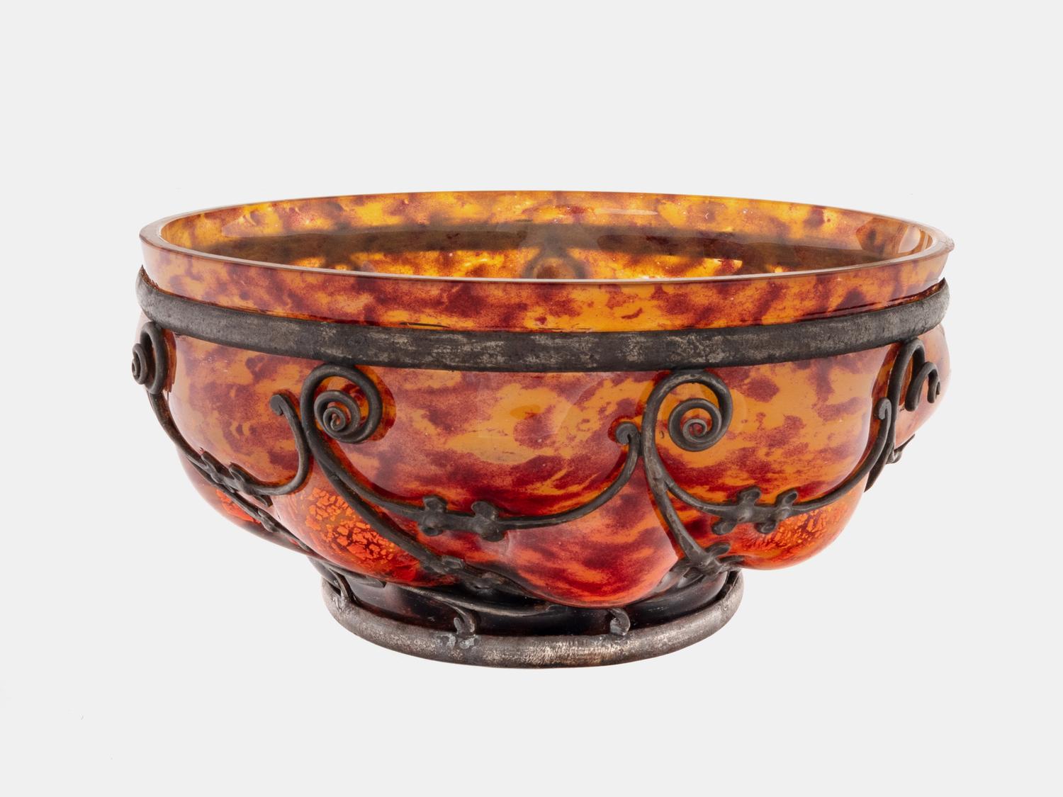 Bowl with Internal Foil Decoration