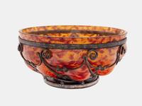 Bowl with Internal Foil Decoration