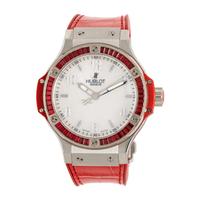 HUBLOT, 'BIG BANG TUTTI FRUTTI' WATCH WITH SPINEL BEZEL AND MOTHER-OF-PEARL DIAL