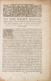 MACHIAVELLI, NICCOLO. The Florentine Historie. London, 1595. First English edition.