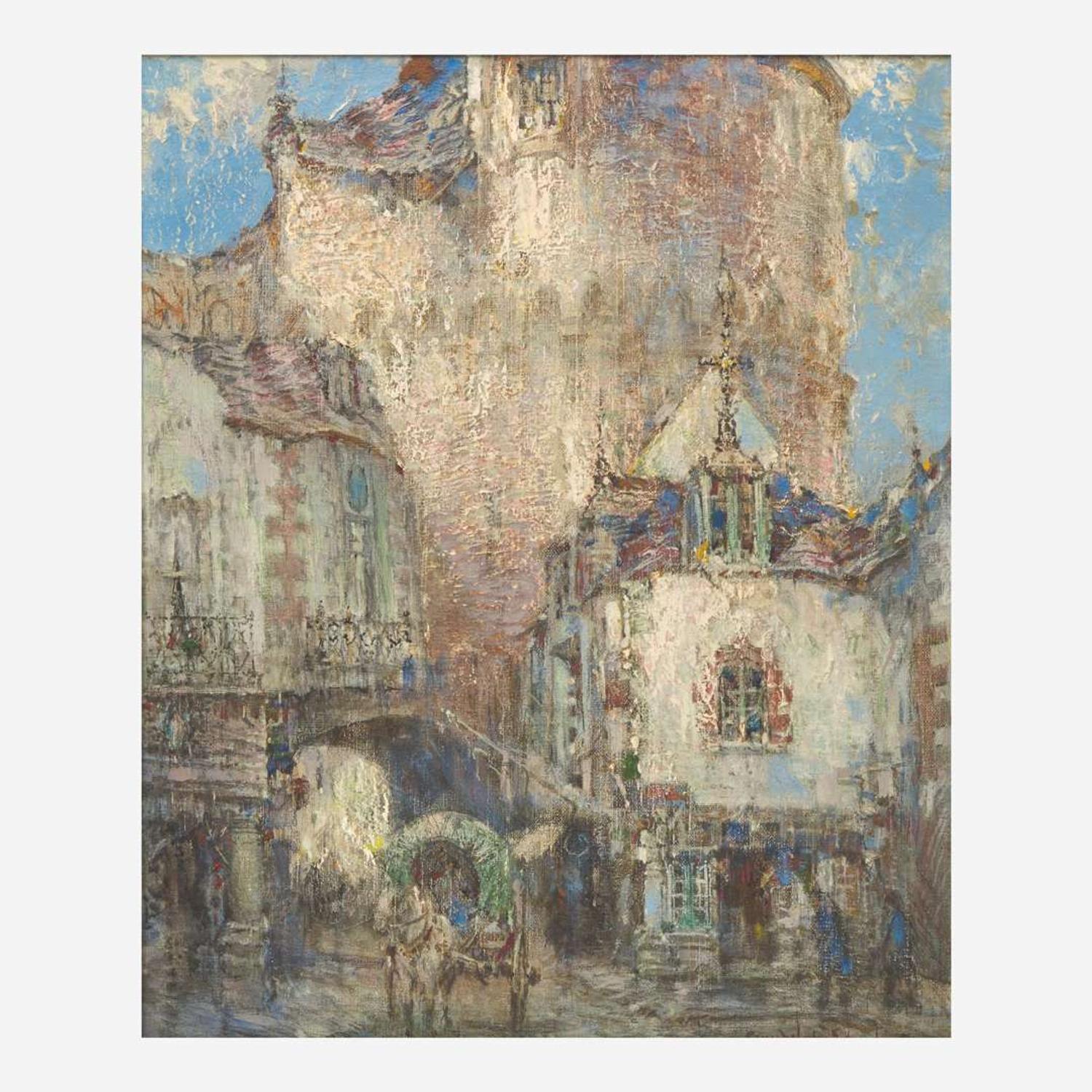 George Wharton Edwards (American, 1859–1950) Old Tower and Gate of Corsairs, Vannes