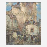 George Wharton Edwards (American, 1859–1950) Old Tower and Gate of Corsairs, Vannes