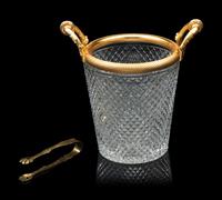 A Gilt Bronze Mounted Cut Glass Ice Bucket