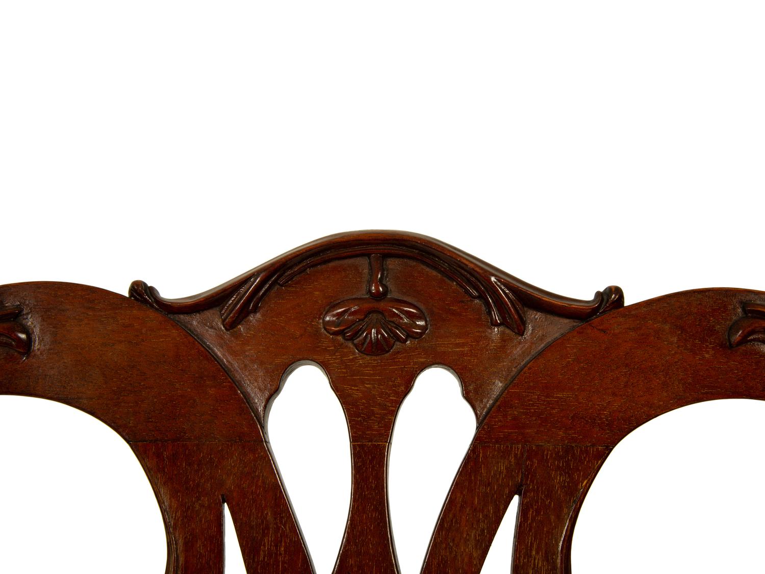 A Set of Twelve George III Style Mahogany Dining Chairs — 19TH CENTURY
