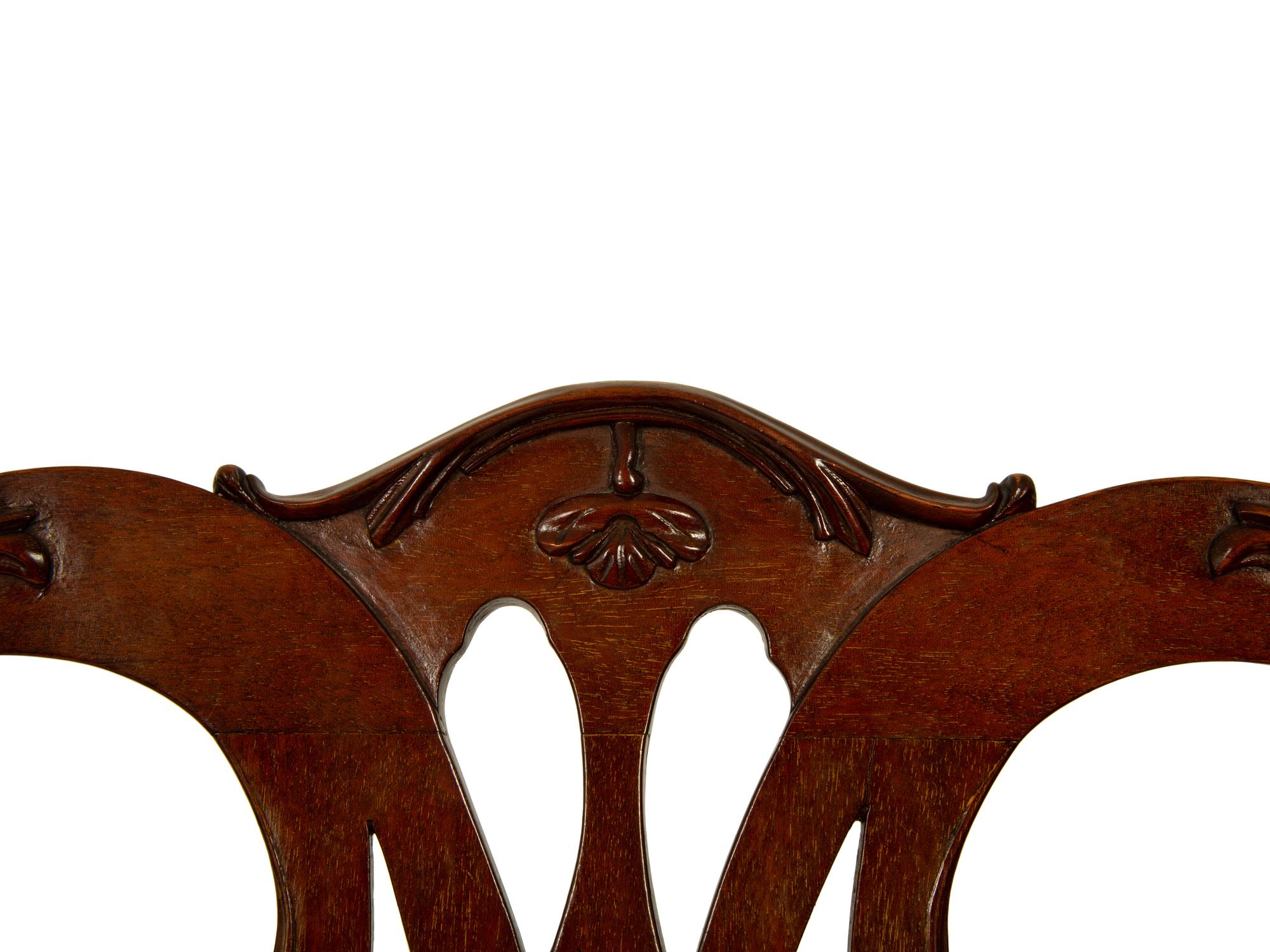 A Set of Twelve George III Style Mahogany Dining Chairs — 19TH CENTURY