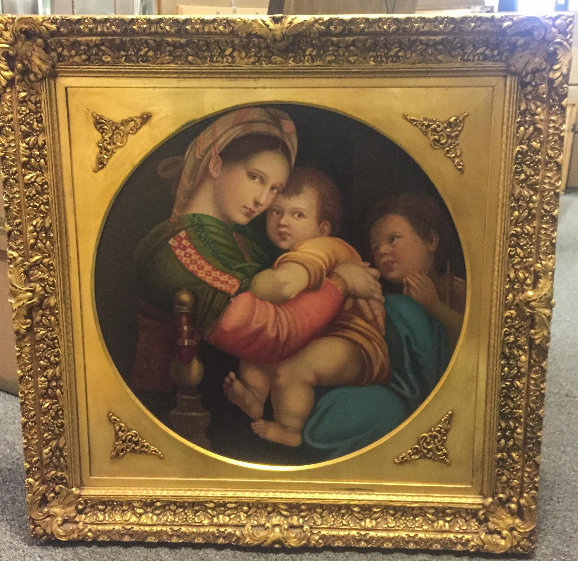 After Raphael, (20th century), The Madonna del Seddia